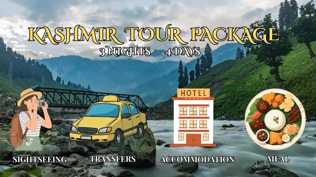 Kashmir Tour Package For 4 Days 3 Nights