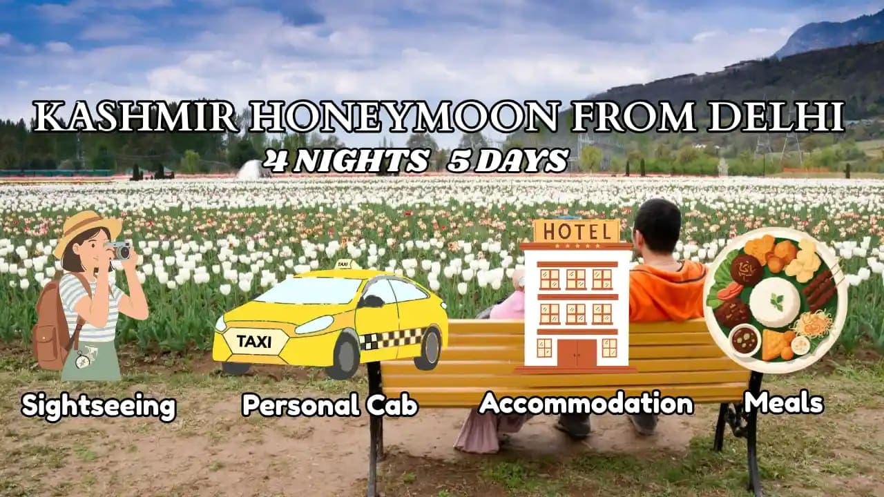 Kashmir Honeymoon Package From Delhi