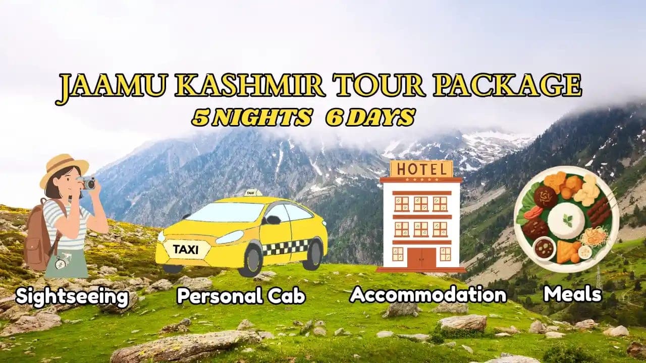 Jammu Kashmir Tour Package For 5 Nights 6 Days