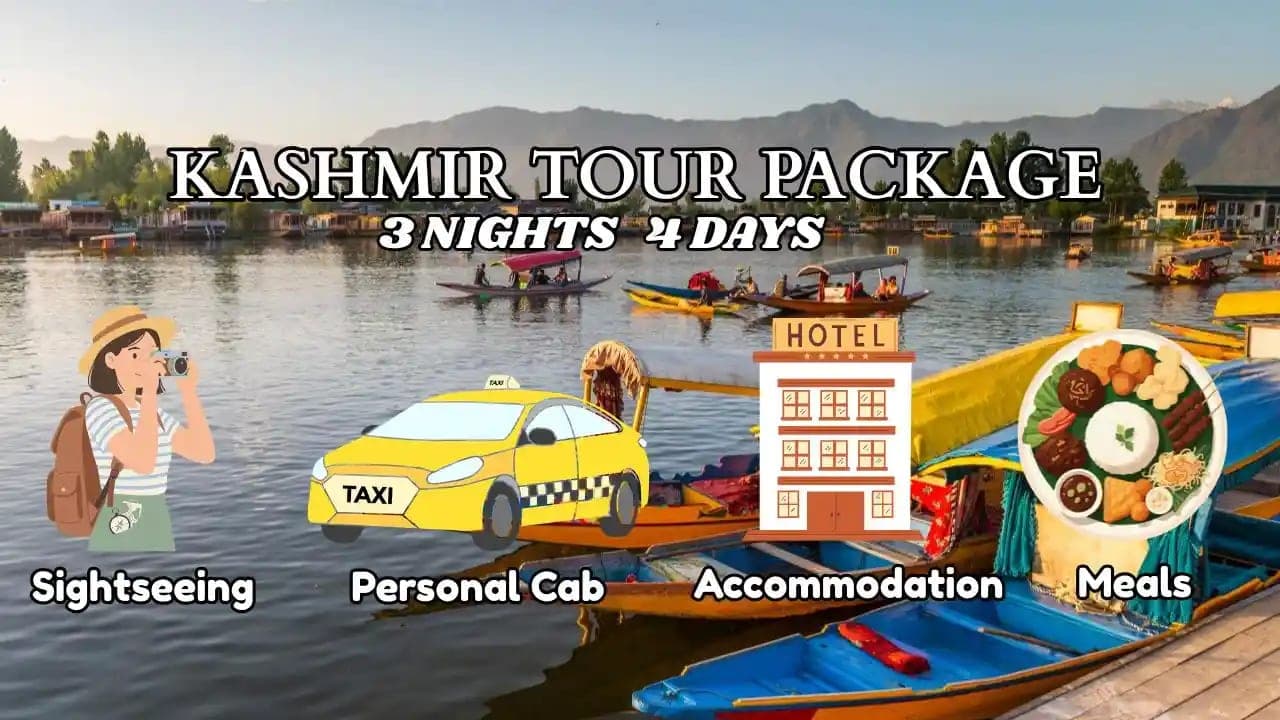 Kashmir Tour Package For 4 Days 3 Nights