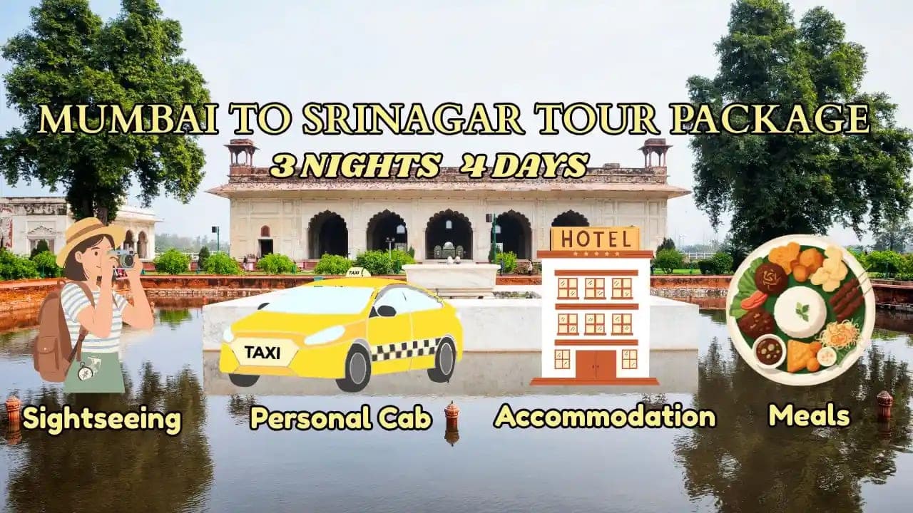 Mumbai to Srinagar Tour Package For 4 Nights 5 Days